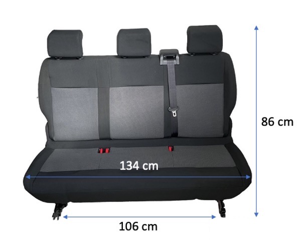 Banquette Peugeot Expert 3 places