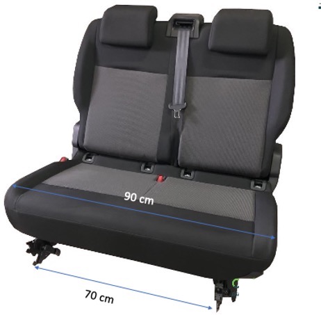 Banquette Peugeot Expert 2 places